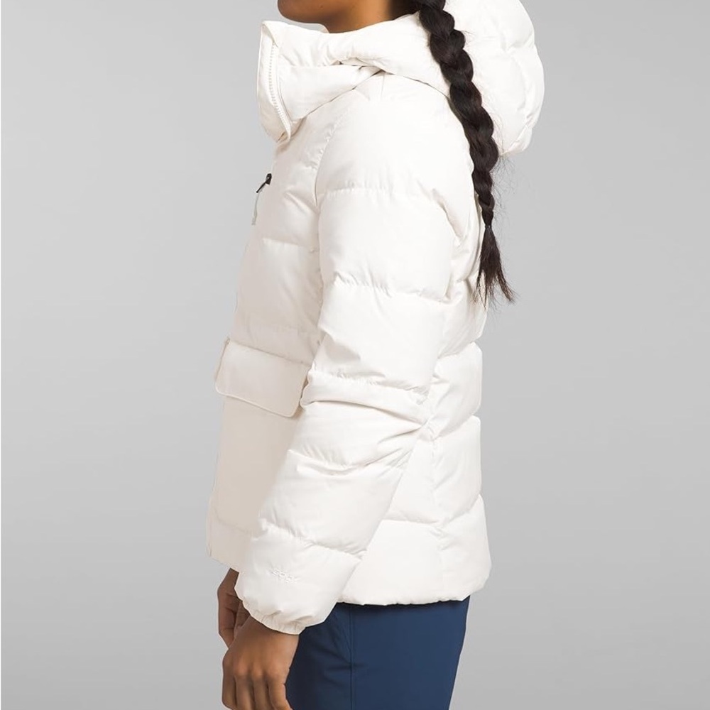The North Face Women's Gotham Jacket in White Dune - Picture 2 of 12